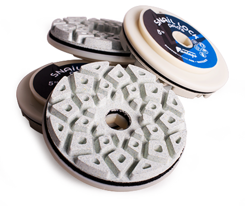 Diamond Vantage 6? x Snail Lock In-Line Polishing Pad for Natural and Engineered Stone, 3000 Grit