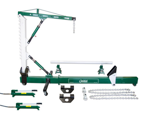 BODY STRAIGHTENER WITH TWO HAND PUMPS & CRANE (100-858B)