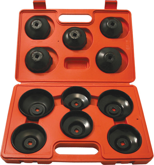 11 Piece Cup Type Oil Filter Wrench Set