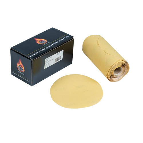 6" Gold PSA Disc Roll - 220 grit