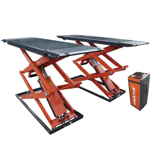 9000 lb Capacity Commercial Low Profile Full Rise Scissor Lift