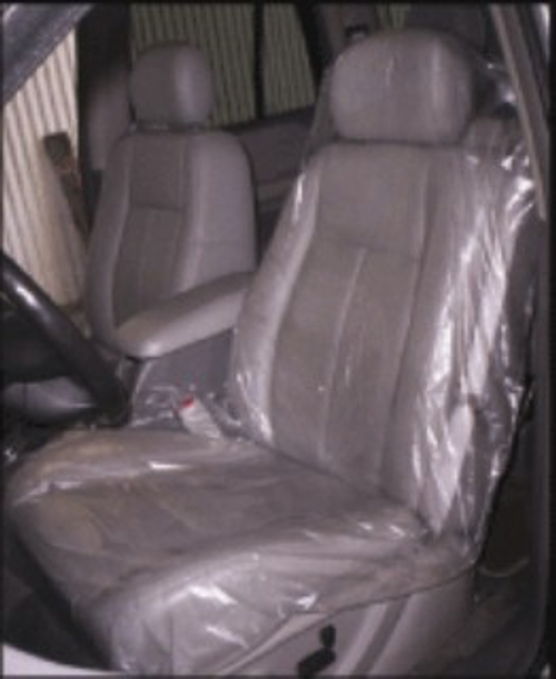 Plastic Seat Covers - Full Coverage/Heavy-Duty, 125/pkg