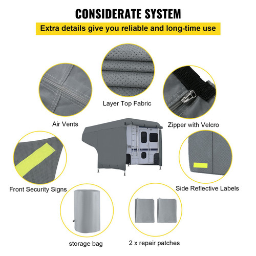 Rv Cover Travel Trailer Rv Cover 10'-12' Motorhome Camper Trailer Cover