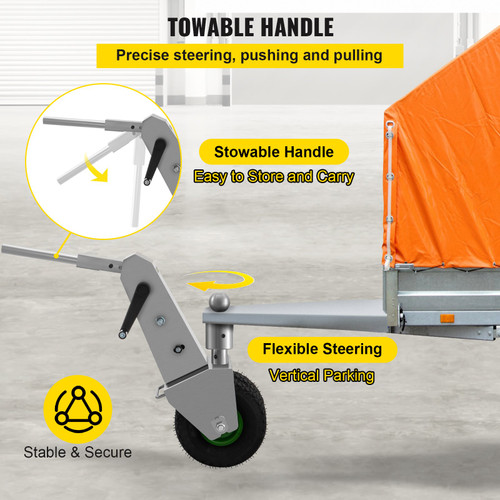 Trailer Mover 10000 lb Capacity Boat and Travel Trailer Jack Towing Dolly