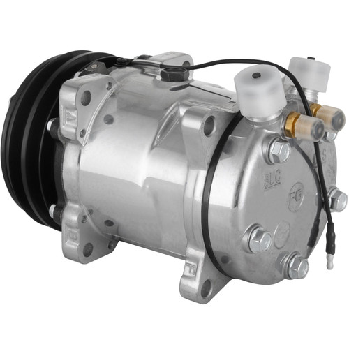 SD508 Sanden Style AC Compressor V-Belt 2 Groove Pulley 3/4" 7/8" A/C Ports SD508 Sanden Style AC Compressor V-Belt 2 Groove Pulley 3/4" 7/8" A/C Ports