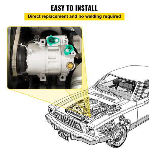 Brand New A/C Compressor & Clutch Fits Kia And Hyundai 977013F400 Brand New A/C Compressor & Clutch Fits Kia And Hyundai 977013F400