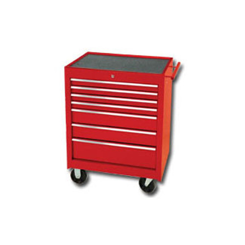 27 in  7 Drawer Starter Cabinet - Red 27 in  7 Drawer Starter Cabinet - Red