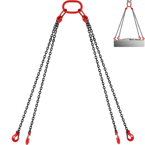 10ft Chain Sling With 4 Legs 5t Capacity Lever Chain Block Lifting Rigging 10ft Chain Sling With 4 Legs 5t Capacity Lever Chain Block Lifting Rigging