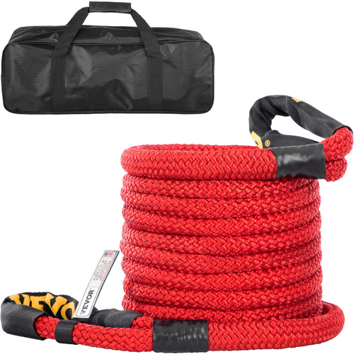 Kinetic Energy Recovery Rope Tow Rope 1"x31.5' 33500 LBS w/ Carry Bag Red Kinetic Energy Recovery Rope Tow Rope 1"x31.5' 33500 LBS w/ Carry Bag Red