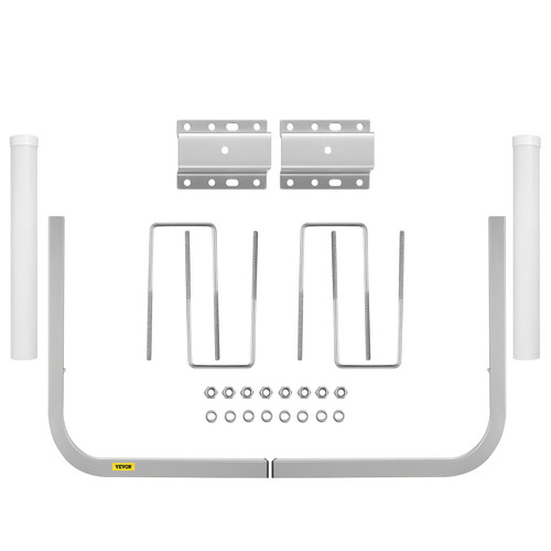 Boat Trailer Guide-on 22" Steel Trailer Post Guide on w/ 1 Pair PVC Covers