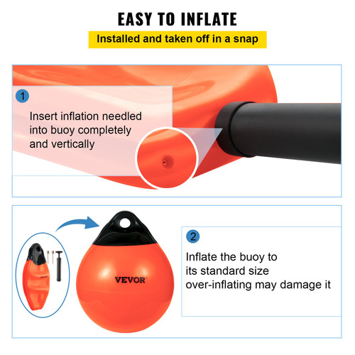 Boat Fender Buoy Ball Round 15" Anchoring Rafting Marking Mooring Orange Boat Fender Buoy Ball Round 15" Anchoring Rafting Marking Mooring Orange