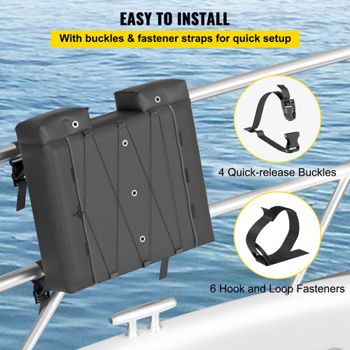 T- Top Boat Storage Bag Bimini Top Storage Bag for 4 Type II Life Jackets