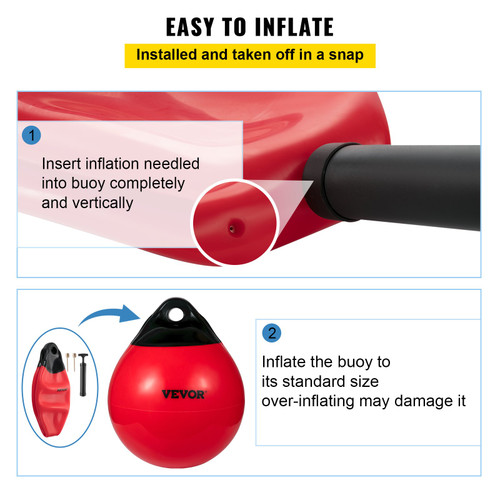Boat Fender Buoy Ball Round 15" Anchoring Rafting Marking Mooring Red Boat Fender Buoy Ball Round 15" Anchoring Rafting Marking Mooring Red