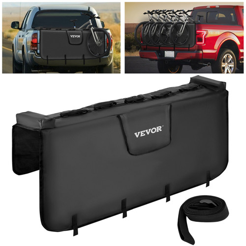 Tailgate Pad for Bikes, Tailgate Protection Cover Carries UP to 5 Mountain Bikes,54" Bike Pickup Pad for Pickup Truck