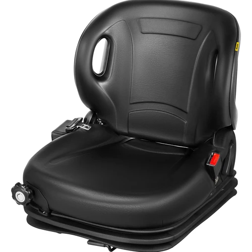 Tractor Seat, Suspension Seat with 70Ã¸ Adjustable Backrest, Forklift Seat Compatible With Toyota Tractors, Forklifts, Suspension Tractor Seat and Forklift Seat with Seat Belt for Replacement