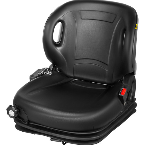 Tractor Seat, Suspension Seat with 70Ã¸ Adjustable Backrest, Forklift Seat Compatible With Toyota Tractors, Forklifts, Suspension Tractor Seat and Forklift Seat with Seat Belt for Replacement