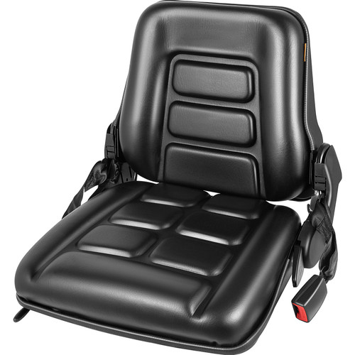 Forklift Seat Mower Seat Universal PVC High Back Tractor Seat w/ Seat Belt Forklift Seat Mower Seat Universal PVC High Back Tractor Seat w/ Seat Belt