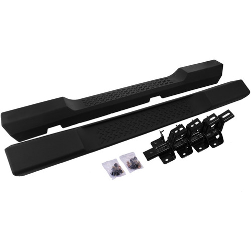 2-Door Black Side Step Nerf Bar Running Board Fit For Jeep Wrangler JK 2006-2018