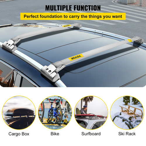Roof Rack Rail Cross Bar fit for JEEP Grand Cherokee 2011-2020 Silver Set Carrier Baggage Top Luggage Pair Durable Storage Cross Bar Roof Rails Stainless steel Roof Rack Rail Cross Bar fit for JEEP Grand Cherokee 2011-2020 Silver Set Carrier Baggage Top Luggage Pair Durable Storage Cross Bar Roof Rails Stainless steel