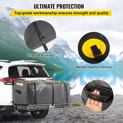Cargo Carrier Bag Car Luggage Storage Hitch Mount Waterproof 22 Cubic Cargo Carrier Bag Car Luggage Storage Hitch Mount Waterproof 22 Cubic