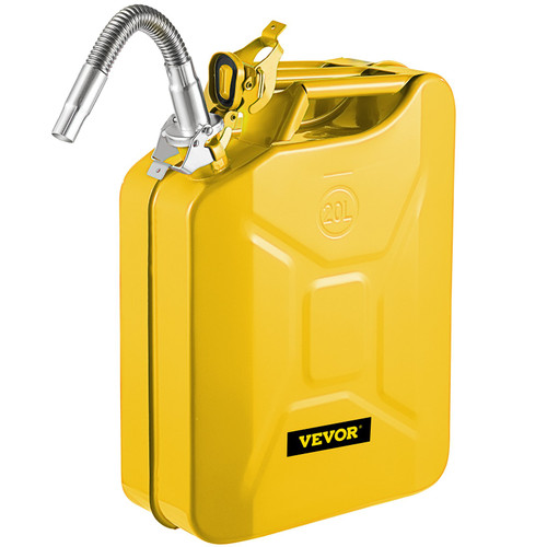 Jerry Can 5.3 Gal / 20L Jerry Fuel Can with Flexible Spout for Cars Yellow