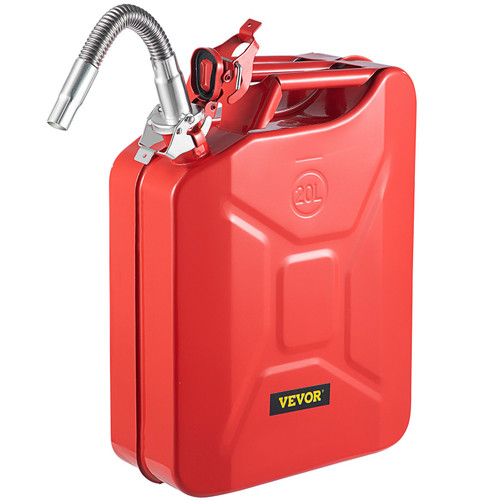 Jerry Can 5.3 Gal / 20L Jerry Fuel Can with Flexible Spout for Cars Red Jerry Can 5.3 Gal / 20L Jerry Fuel Can with Flexible Spout for Cars Red