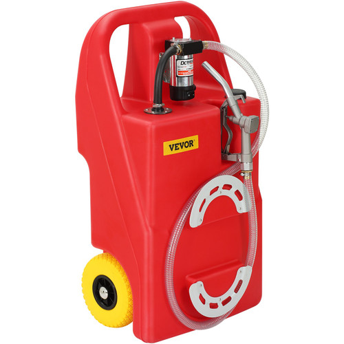 Fuel Caddy 32 Gallon Portable Diesel Tank On-Wheels Automatic 12V DC Pump