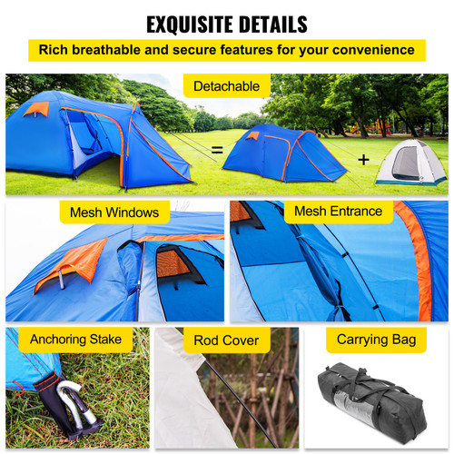 Motorcycle Camping Tent, 2-3 Person Motorcycle Tent for Camping, Waterproof Motorcycle Tent w/Integrated Motorcycle Port, Easy Setup Motorbike Camping Tent for Outdoor Hiking and Backpacking Motorcycle Camping Tent, 2-3 Person Motorcycle Tent for Camping, Waterproof Motorcycle Tent w/Integrated Motorcycle Port, Easy Setup Motorbike Camping Tent for Outdoor Hiking and Backpacking