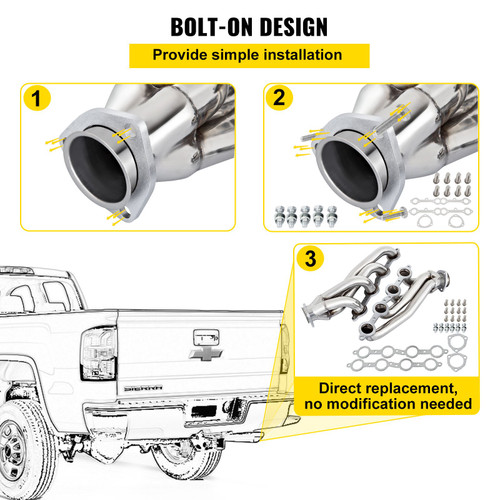 Stainless Steel Exhaust Headers Chevelle Camaro Fits Chevy LS1 LS2 LS3 LS6 LS7 Stainless Steel Exhaust Headers Chevelle Camaro Fits Chevy LS1 LS2 LS3 LS6 LS7