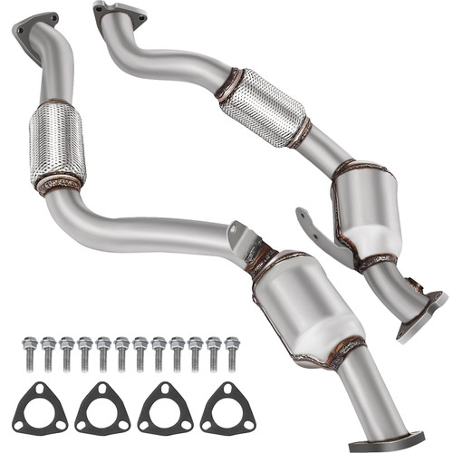Pair of Catalytic Converter Fits 2008 2009 Audi Q7 3.6L V6