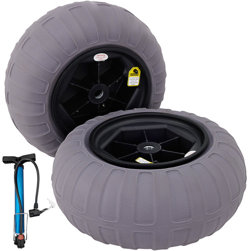 Balloon Beach Wheels Replacement Beach Tire 15.7" TPU 176LBS Load Capacity