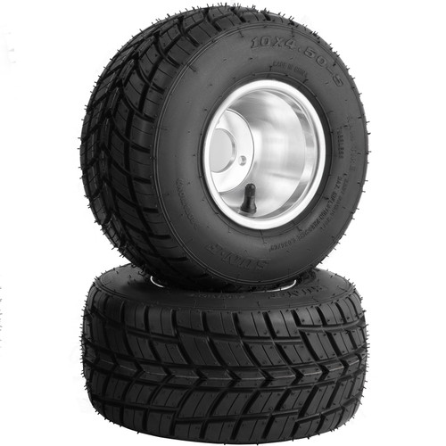 Go Kart Tires and Rims, 2pcs Front Tires Rims, Go Cart Wheels and Tires 10"x4.5" Front, HUB- Rim Fit Bolt Pattern 58 mm/2.28 inch with 3 Holes for Go Kart, Drift Trike, Buggy Go Kart Tires and Rims, 2pcs Front Tires Rims, Go Cart Wheels and Tires 10"x4.5" Front, HUB- Rim Fit Bolt Pattern 58 mm/2.28 inch with 3 Holes for Go Kart, Drift Trike, Buggy