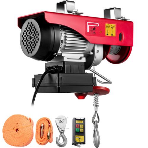 Electric Hoist 550LBS With Wireless Remote Control & Single/Double Slings Electric Winch, Steel Electric Lift, 110V Electric Hoist For Lifting In Factories, Warehouses, Construction Site Electric Hoist 550LBS With Wireless Remote Control & Single/Double Slings Electric Winch, Steel Electric Lift, 110V Electric Hoist For Lifting In Factories, Warehouses, Construction Site
