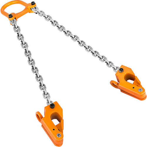 2000 Lbs Chain Drum Lifter Vertical Alloy Steel Head 30 & 55-gallon Plastic