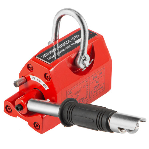 Magnetic Lifter, 220LBS Capability Upgraded Lifting Magnet, 100KG Hoist Magnet, Neodymium Iron Permanent Magnet Crane, Heavy Duty for Lifting Steel Sheets, Plates, Blocks, and Cylinders Magnetic Lifter, 220LBS Capability Upgraded Lifting Magnet, 100KG Hoist Magnet, Neodymium Iron Permanent Magnet Crane, Heavy Duty for Lifting Steel Sheets, Plates, Blocks, and Cylinders