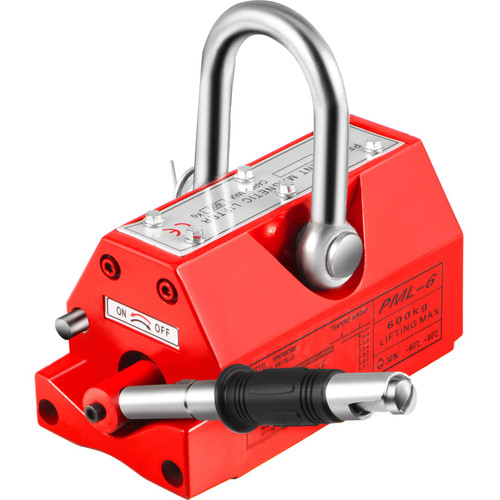Magnetic Lifter, 1320LBS Lifting Capability Lifting Magnet, 600KG Hoist Magnet, Neodymium Iron Permanent Magnet Crane, Heavy Duty for Lifting Steel Sheets, Plates, Blocks, and Cylinders Magnetic Lifter, 1320LBS Lifting Capability Lifting Magnet, 600KG Hoist Magnet, Neodymium Iron Permanent Magnet Crane, Heavy Duty for Lifting Steel Sheets, Plates, Blocks, and Cylinders