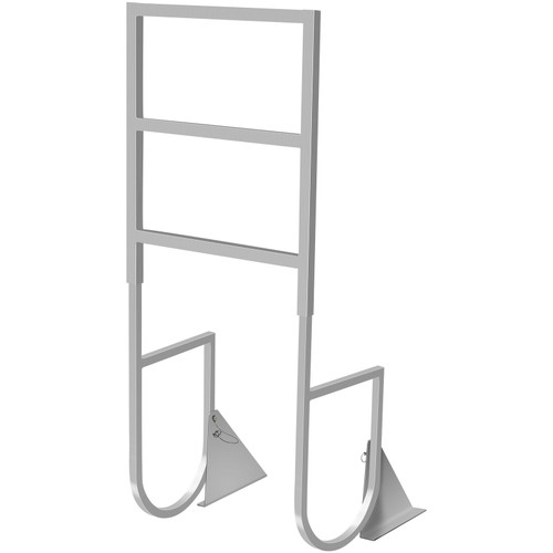 Dock Ladders Flip Up, Dock Ladder with Rubber Mat, Swim Ladder Aluminum 3 Step, Each Step 21.5" x 1.2", 350Lbs Load, for Lake, Marine Boarding, Pool