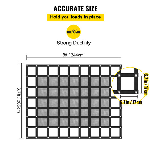 Safety Web Cargo Net with Mesh