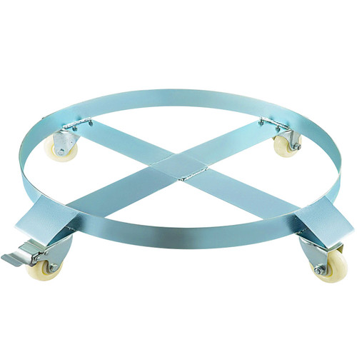 Swivel Drum Dolly 30 Gallon With 4 Caster Wheels Easy Moving Caster Cross Straps