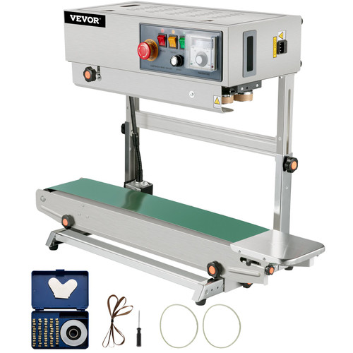 Automatic Continuous Band Sealer Vertical Bag Sealing Machine Stainless Steel Automatic Continuous Band Sealer Vertical Bag Sealing Machine Stainless Steel