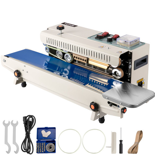 Continuous Band Sealer FR900 Auto Horizontal Sealing Machine 110V for Bag