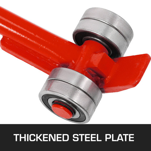 Pry Lever Bar Pry Lever Bar 6' Length Lever 6600lbs Labor-saving Durable Wheels