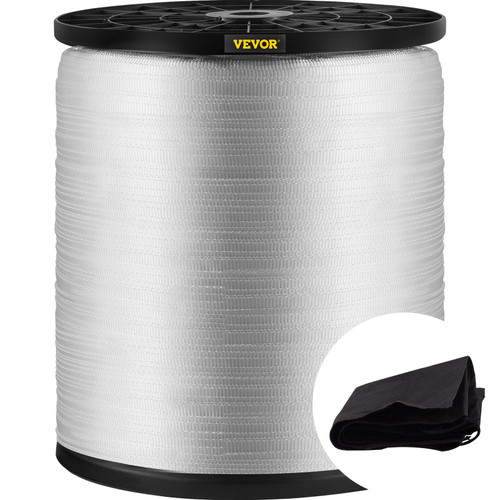 1/2 X 528' Polyester Pull Tape Flat Rope 1250 Lbs Tensile Capacity
