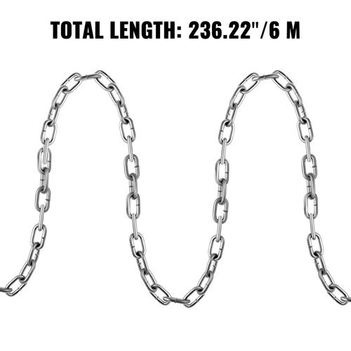 Chain Sling Zinc Plated G30 5/16'' 20' Electroplated Proof Coil Chain