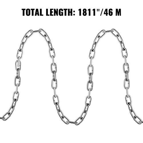 Chain Sling G30 3/16"x150' Zinc Plated Proof Coil Chain Towing Pulling