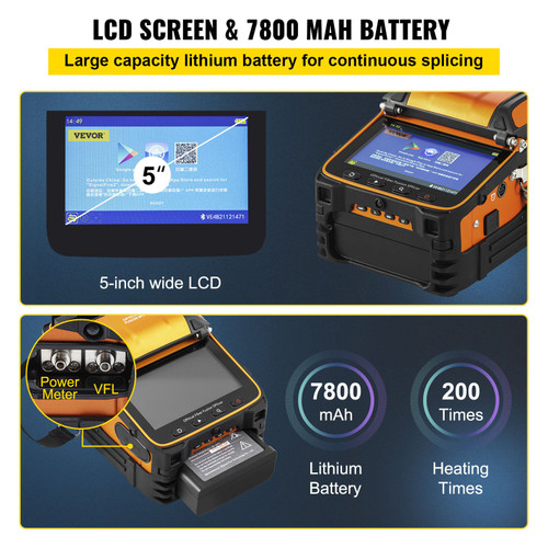 AI-9 Fiber Optical Welding Splicing Machine 7800mA Fusion Splicer 5S Splicing AI-9 Fiber Optical Welding Splicing Machine 7800mA Fusion Splicer 5S Splicing