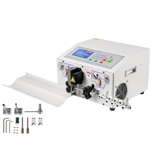 SWT508-JE Automatic Wire Stripper Machine 0.1-8 mmÃ½, Computer Sheathed Wire Cutting and Stripping Machine Hard Tungsten Steel Blade, Wire Stripping Machine Four Wheel Drive
