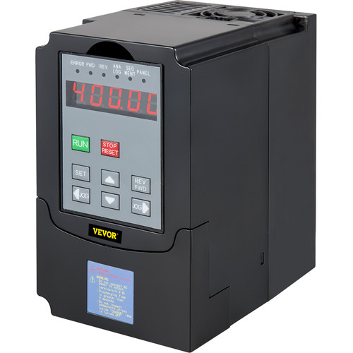 Control CNC VFD 220V 7.5 KW 10HP Variable Frequency Drive 50A CNC Motor Drive Controller Inverter Converter 400 Hz 1 or 3 Phase Input 3 Phase Output for Spindle Motor Speed Control
