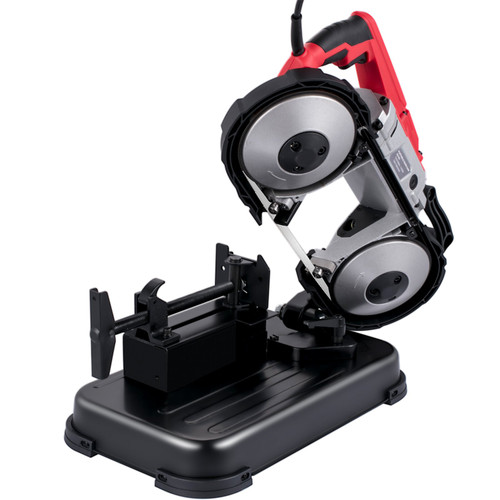 Portable Band Saw, 110V Removable Alloy Steel Base Cordless Band Saw, 5 Inch Cutting Capacity Hand held Band Saw,Variable Speed Portable Bandsaw, 10Amp Motor Deep Cut Band saw for Metal Wood Portable Band Saw, 110V Removable Alloy Steel Base Cordless Band Saw, 5 Inch Cutting Capacity Hand held Band Saw,Variable Speed Portable Bandsaw, 10Amp Motor Deep Cut Band saw for Metal Wood