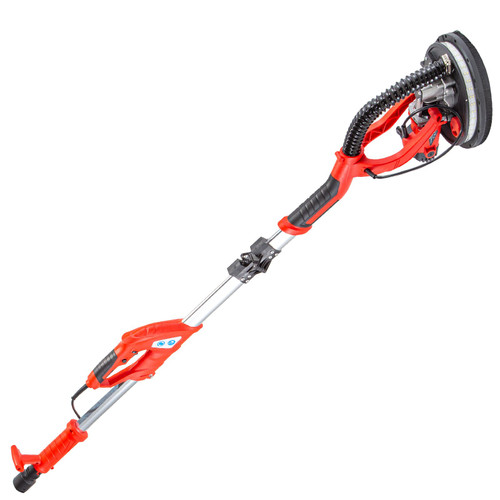 Electric Drywall Sander 850W with LED Strip Light, Foldable Sheetrock Sander with Extendable Handle Variable Speed 800-1750RPM,Drywall Sander with 6 Sand Pads Electric Drywall Sander 850W with LED Strip Light, Foldable Sheetrock Sander with Extendable Handle Variable Speed 800-1750RPM,Drywall Sander with 6 Sand Pads